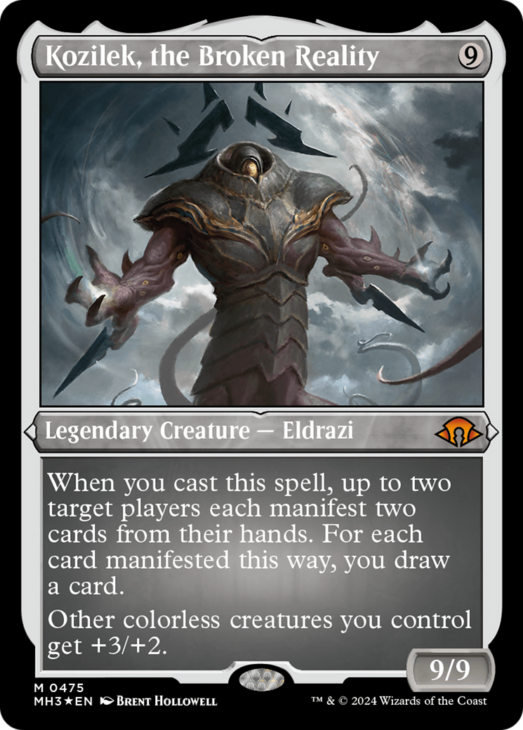 Kozilek, the Broken Reality (Foil Etched) [Modern Horizons 3] | The CG Realm