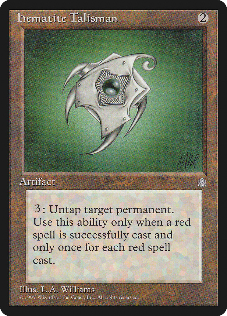 Hematite Talisman (ICE-) - Ice Age