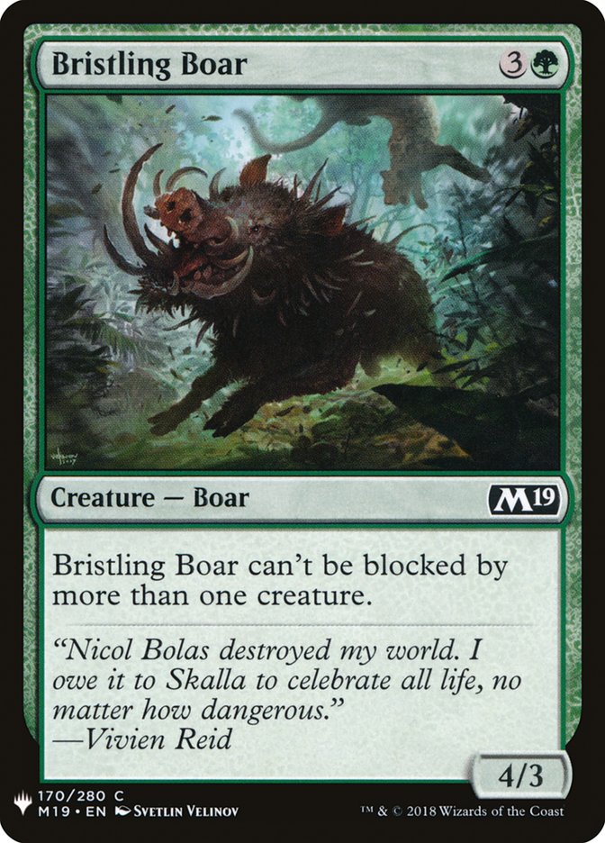 Bristling Boar [Mystery Booster] | The CG Realm