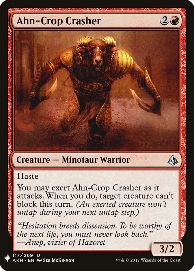 Ahn-Crop Crasher [Mystery Booster] | The CG Realm