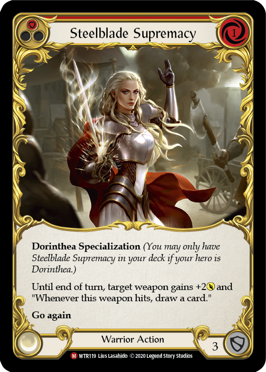 Steelblade Supremacy [U-WTR119] (Welcome to Rathe Unlimited)  Unlimited Normal | The CG Realm