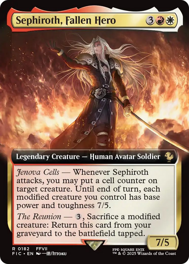 Sephiroth, Fallen Hero (Extended Art) [FINAL FANTASY Commander] | The CG Realm