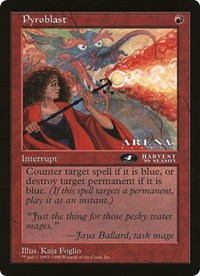 Pyroblast (4th Place) (Oversized) [Oversize Cards] | The CG Realm