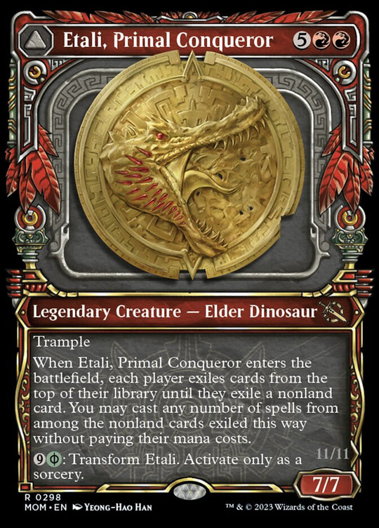Etali, Primal Conqueror (Showcase) (MOM-298) - March of the Machine: (Showcase)