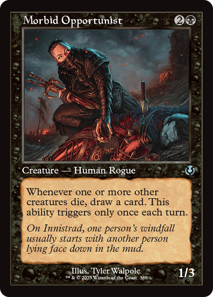 Morbid Opportunist (Retro Frame) [Innistrad Remastered] | The CG Realm