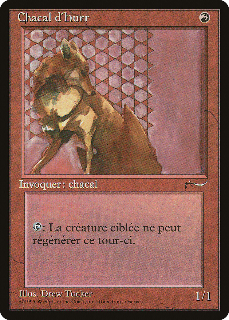 Hurr Jackal (French) - "Chacal d'Hurr" (REN-) - Renaissance
