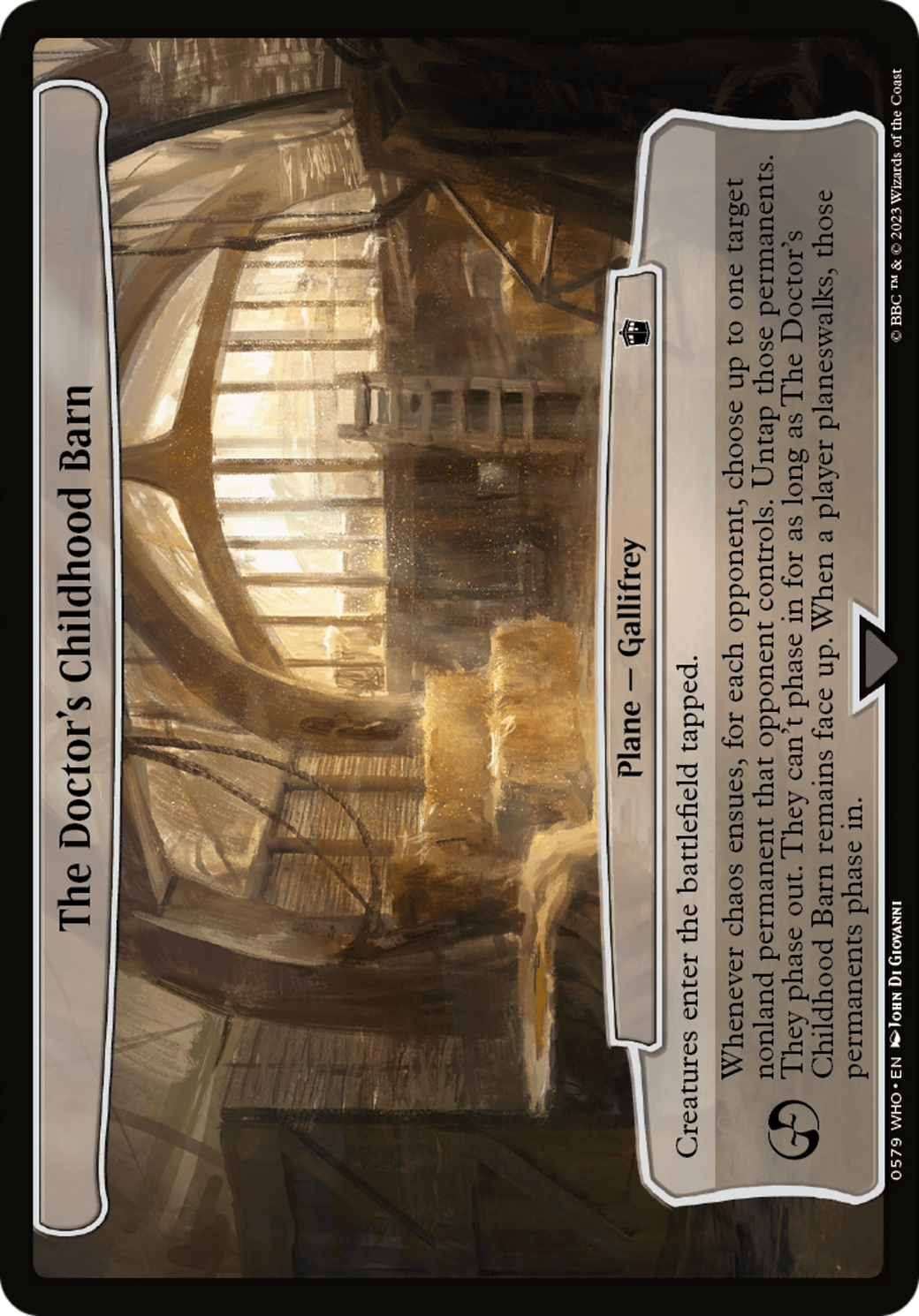 The Doctor's Childhood Barn [Doctor Who] | The CG Realm