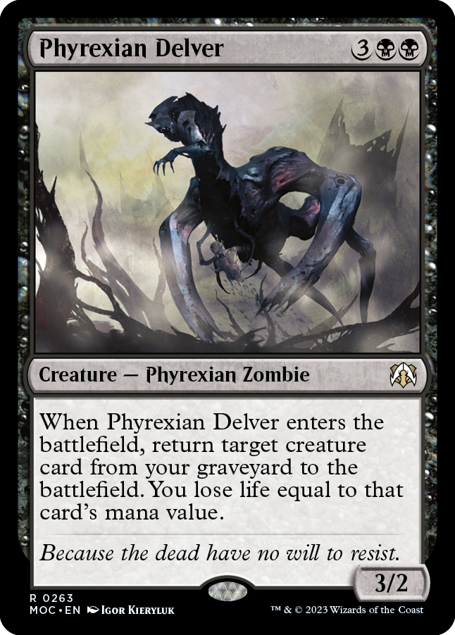 Phyrexian Delver [March of the Machine Commander] | The CG Realm