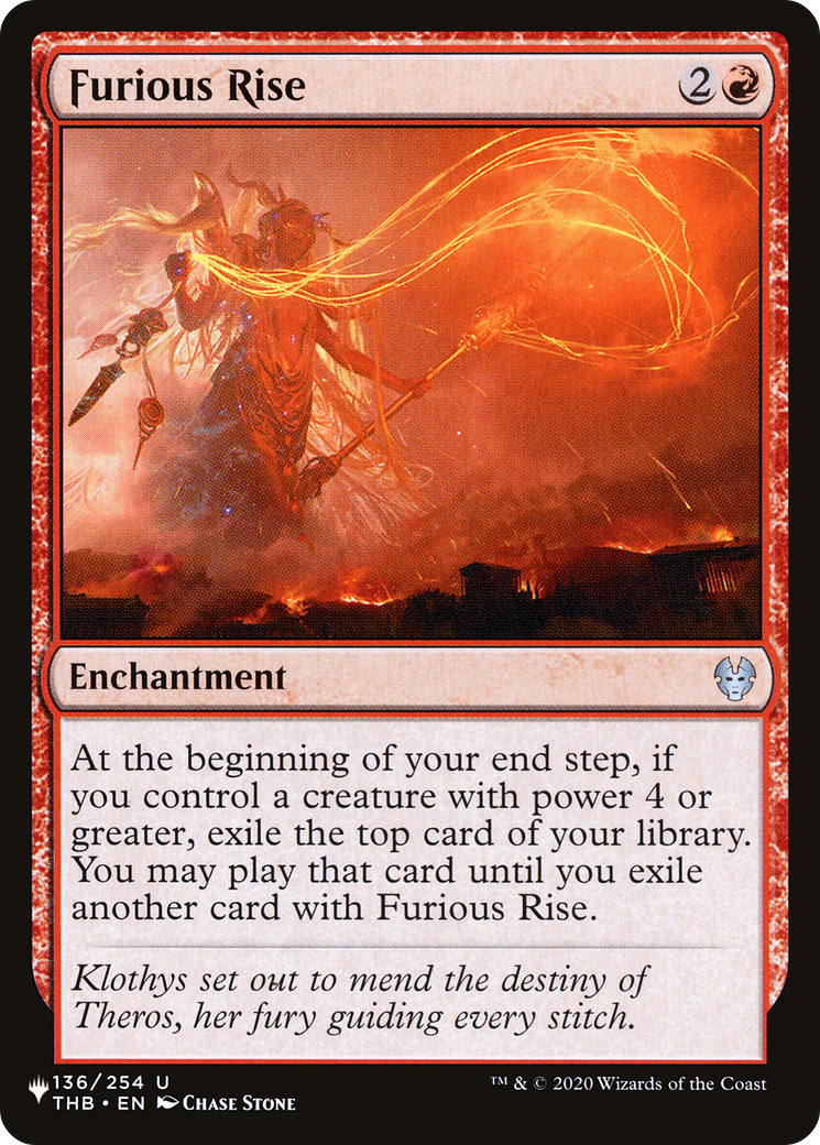 Furious Rise [The List] | The CG Realm