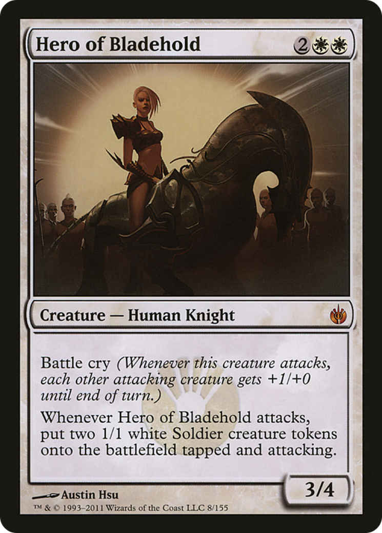Hero of Bladehold (Mirrodin Besieged) (Oversized) [Oversize Cards] | The CG Realm