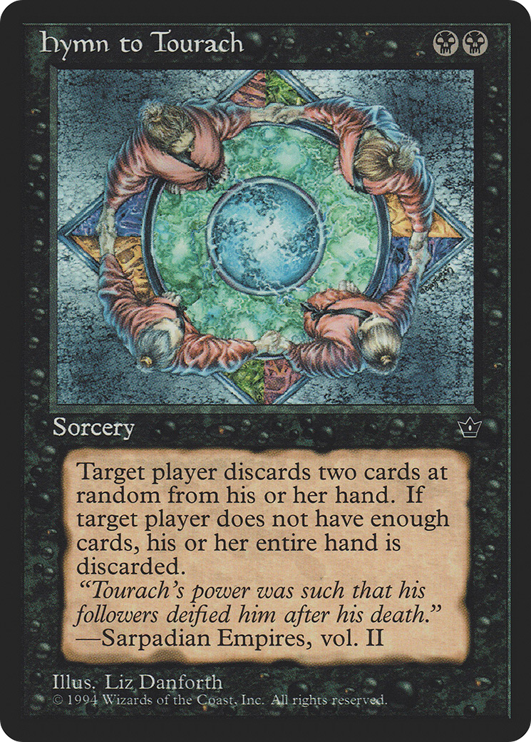Hymn to Tourach (Circle) (FEM-) - Fallen Empires