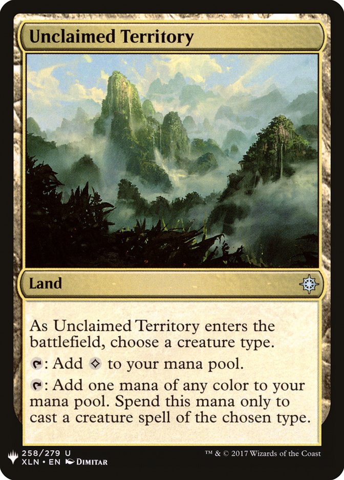 Unclaimed Territory [Mystery Booster] | The CG Realm