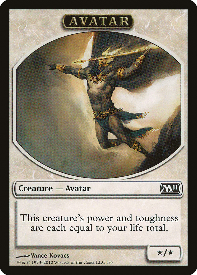 Avatar Token (M11-001) - Magic 2011 Tokens