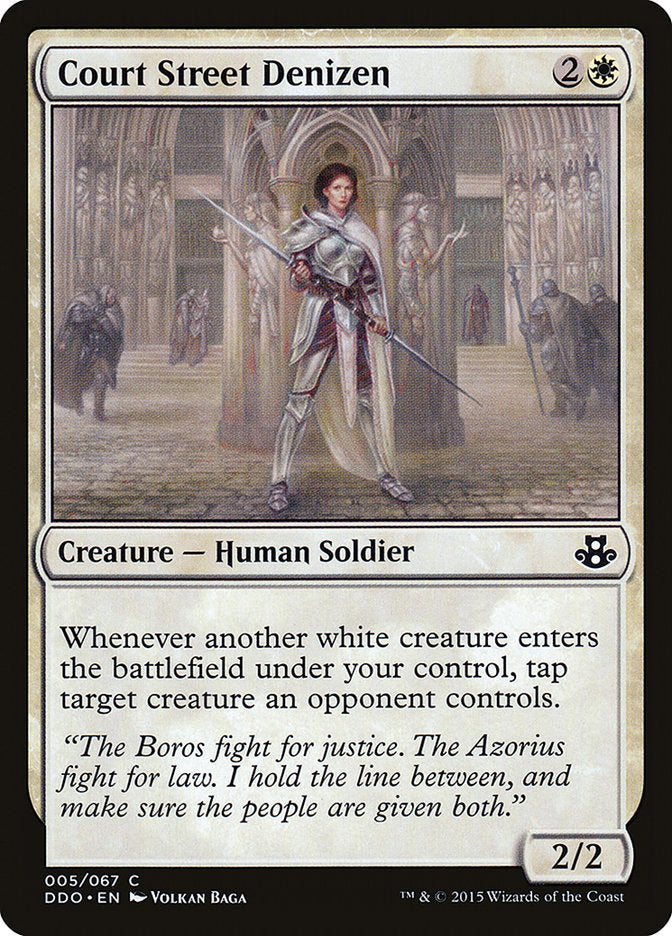 Court Street Denizen [Duel Decks: Elspeth vs. Kiora] | The CG Realm