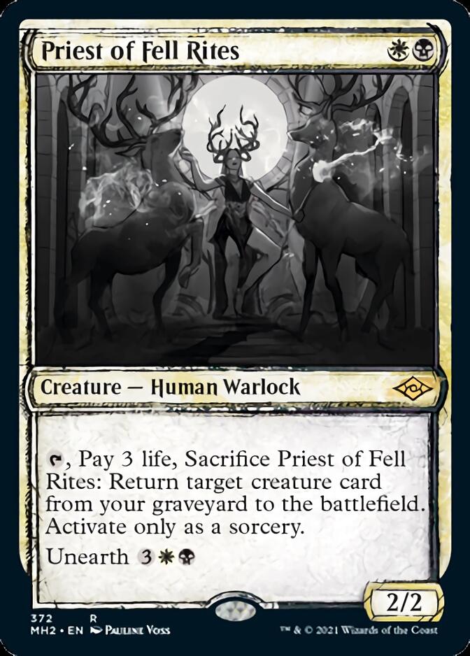 Priest of Fell Rites (Showcase) (MH2-372) - Modern Horizons 2: (Showcase)