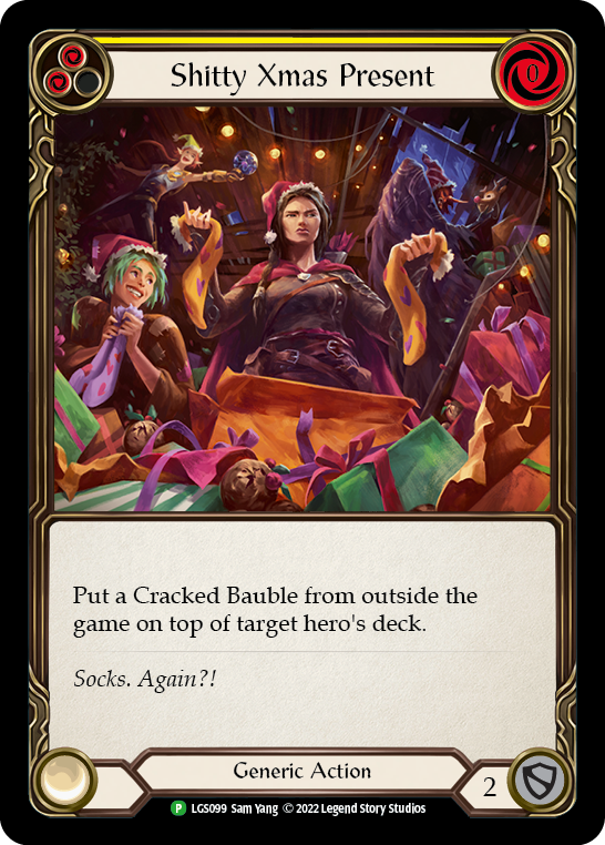 Shitty Xmas Present [LGS099] (Promo)  Rainbow Foil | The CG Realm