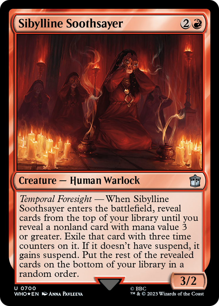 Sibylline Soothsayer (Surge Foil) [Doctor Who] | The CG Realm