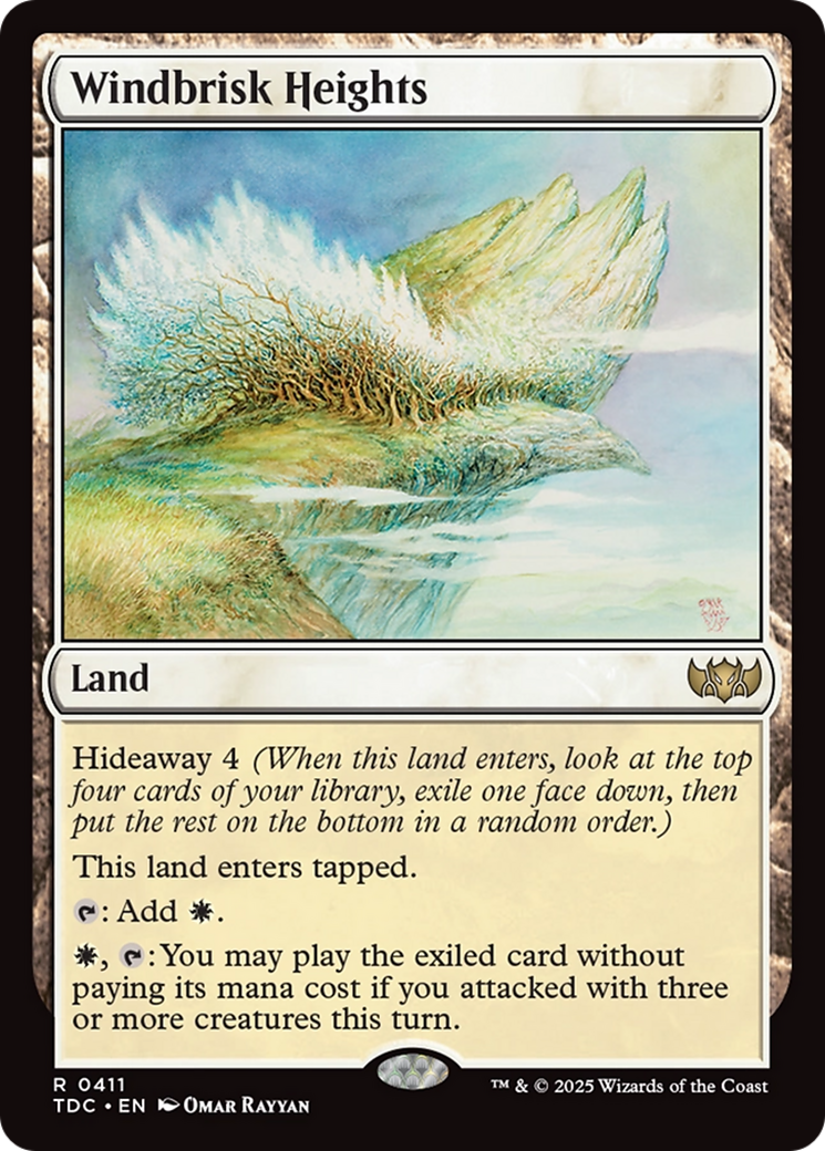 Windbrisk Heights [Tarkir: Dragonstorm Commander] | The CG Realm