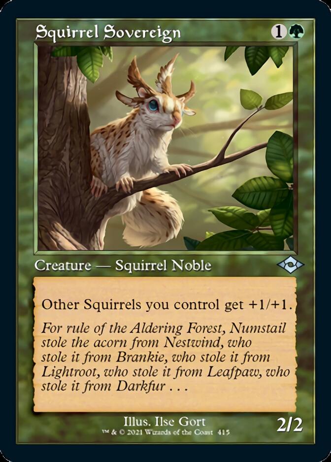 Squirrel Sovereign (Retro Frame) (MH2-415) - Modern Horizons 2