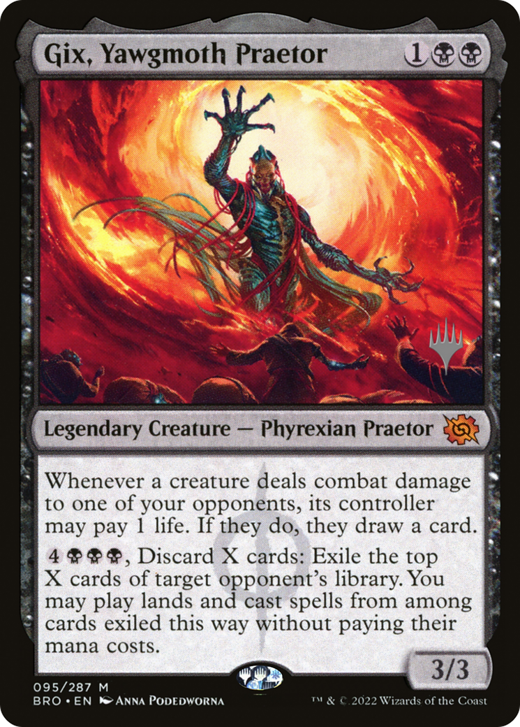 Gix, Yawgmoth Praetor (Promo Pack) [The Brothers' War Promos] | The CG Realm