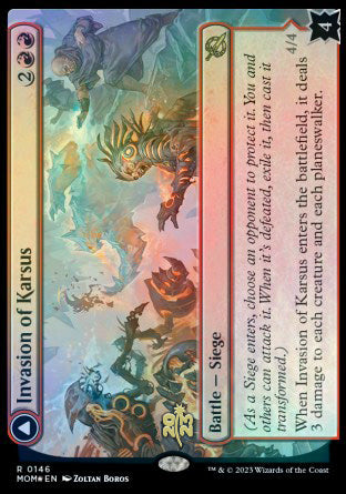 Invasion of Karsus // Refraction Elemental [March of the Machine Prerelease Promos] | The CG Realm