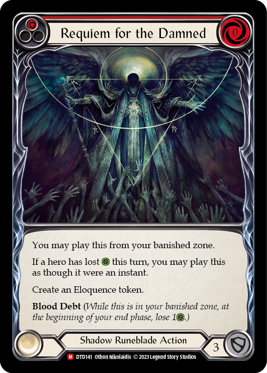 Requiem for the Damned [DTD141] (Dusk Till Dawn)  Rainbow Foil | The CG Realm