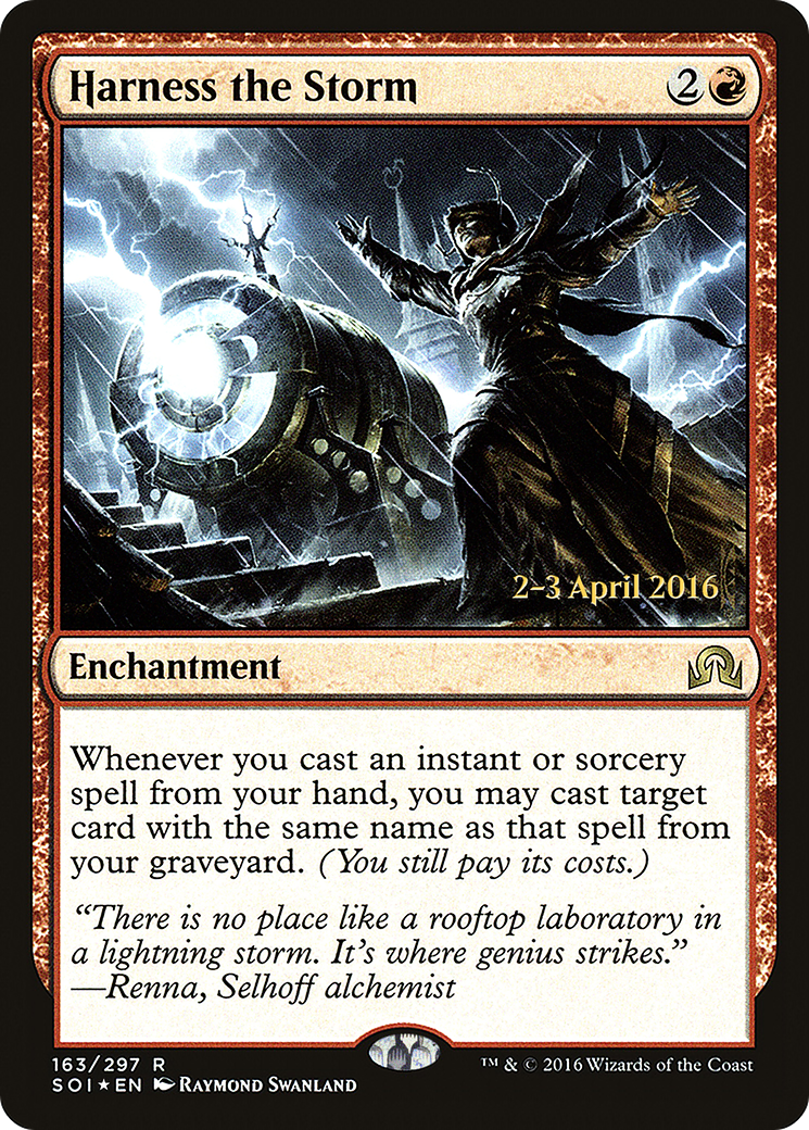 Harness the Storm (PRE-163) - Shadows over Innistrad Promos Foil