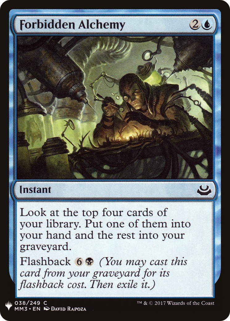 Forbidden Alchemy (LIST-MM3-38) - The List