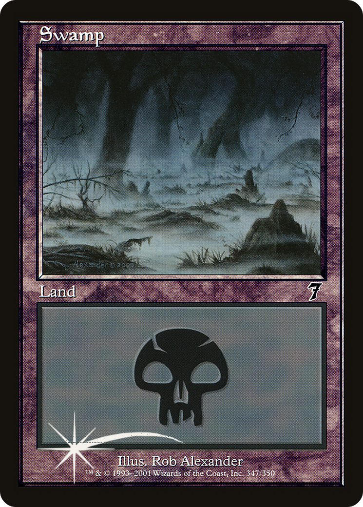 Swamp (347) (7ED-347) - 7th Edition
