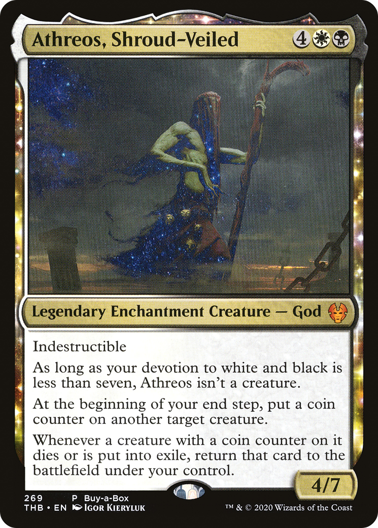 Athreos, Shroud-Veiled (BABP-269) - Theros Beyond Death: (enchantment)