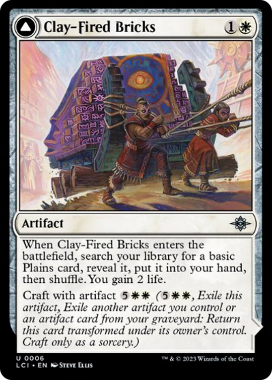 Clay-Fired Bricks (LCI-006) - The Lost Caverns of Ixalan