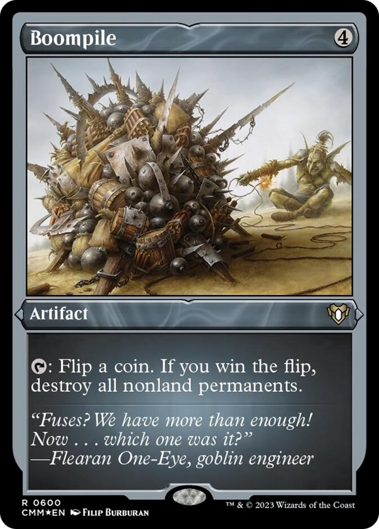 Boompile (Foil Etched) [Commander Masters] | The CG Realm