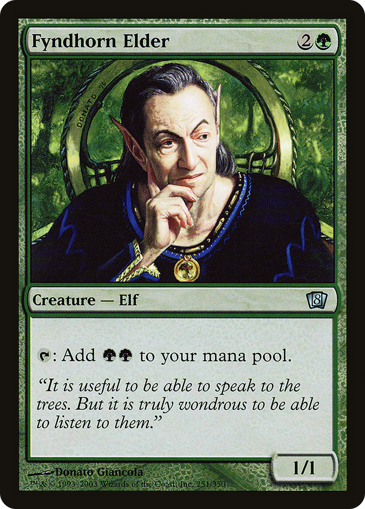 Fyndhorn Elder (8ED-251) - 8th Edition