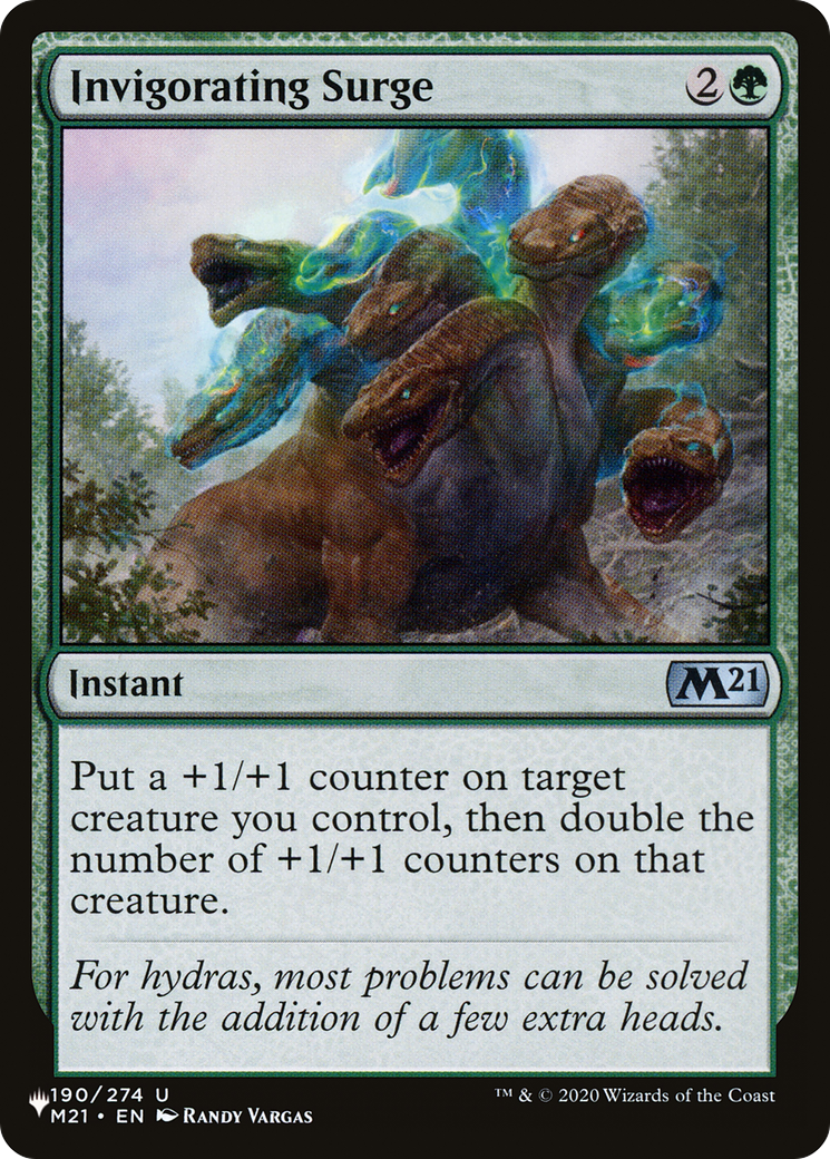 Invigorating Surge [The List] | The CG Realm