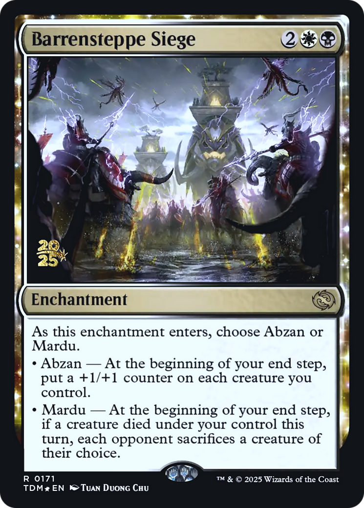 Barrensteppe Siege (PRE-171) - Prerelease Cards Foil