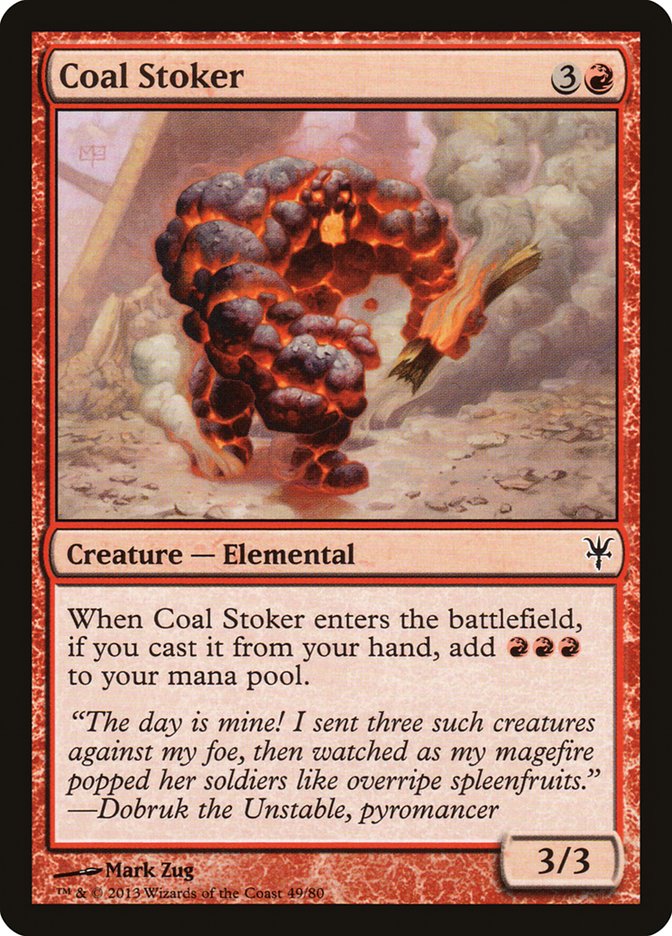 Coal Stoker (DDK-049) - Duel Decks: Sorin vs. Tibalt