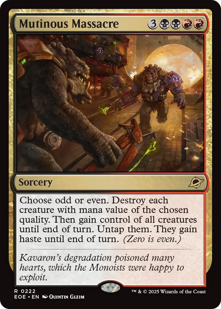 Mutinous Massacre [Edge of Eternities] | The CG Realm