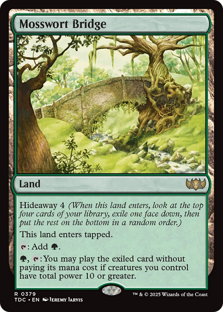 Mosswort Bridge [Tarkir: Dragonstorm Commander] | The CG Realm