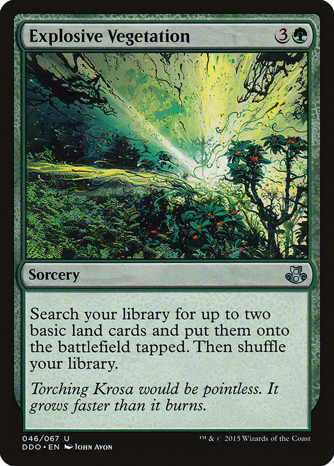 Explosive Vegetation [Duel Decks: Elspeth vs. Kiora] | The CG Realm