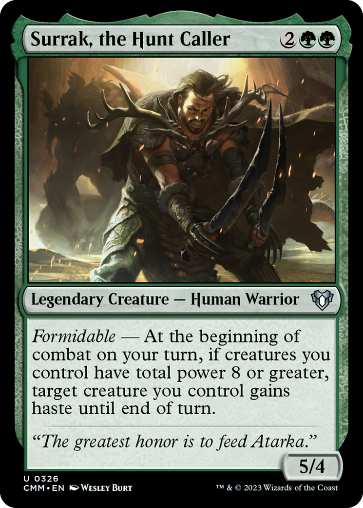 Surrak, the Hunt Caller [Commander Masters] | The CG Realm