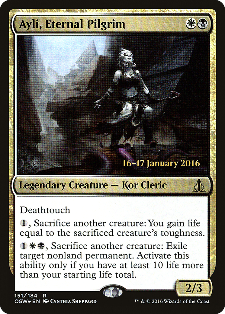 Ayli, Eternal Pilgrim (PRE-151) - Oath of the Gatewatch Promos Foil