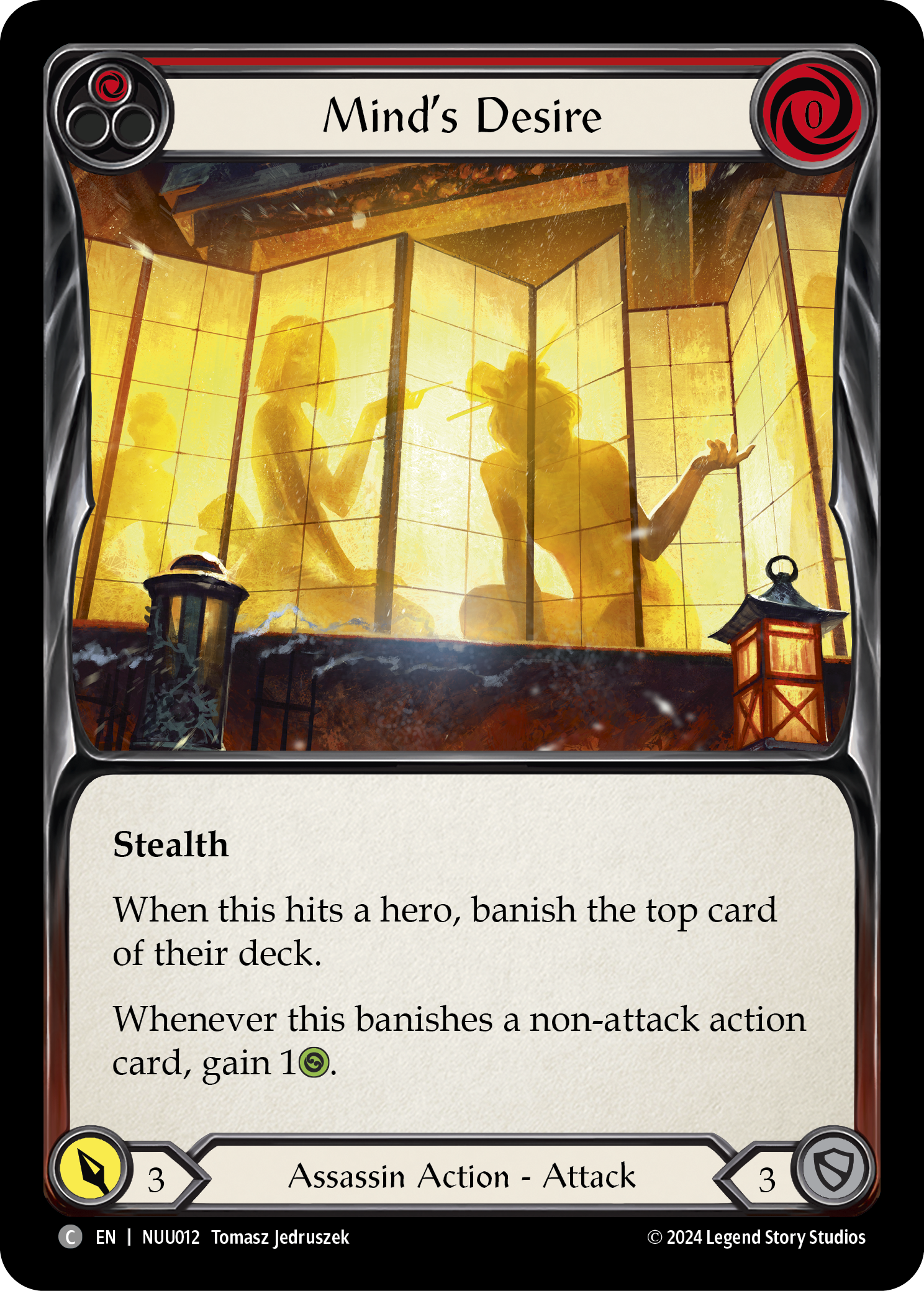 Mind's Desire (Red) [NUU012] (Part the Mistveil Nuu Blitz Deck) | The CG Realm