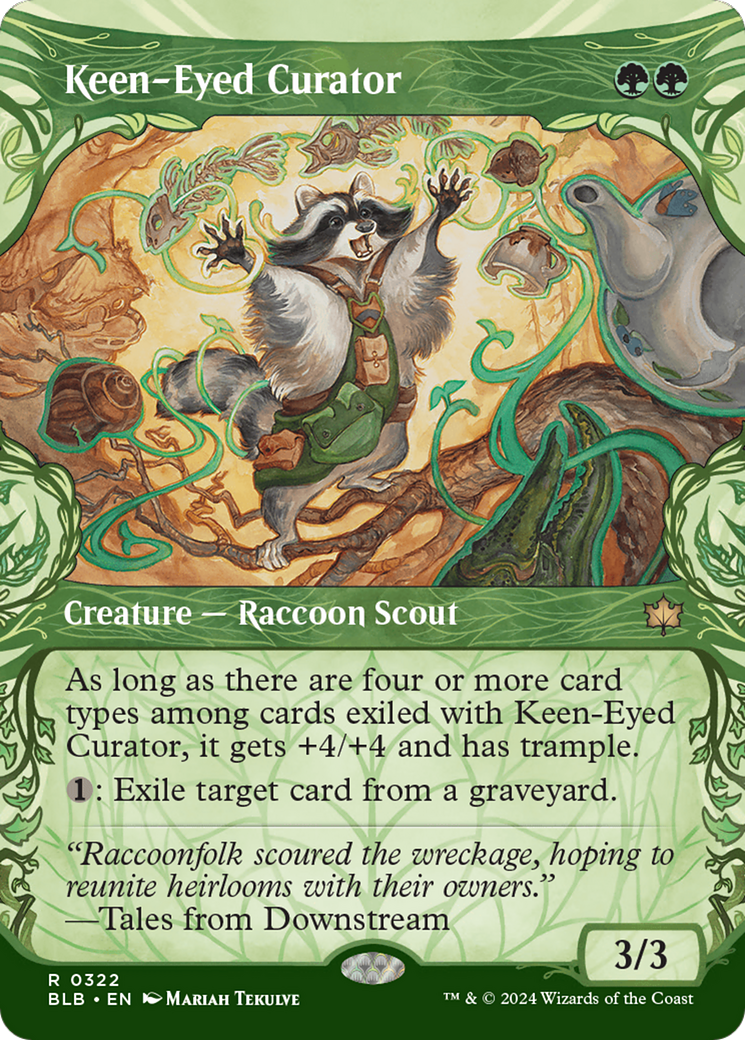 Keen-Eyed Curator (Showcase) [Bloomburrow] | The CG Realm