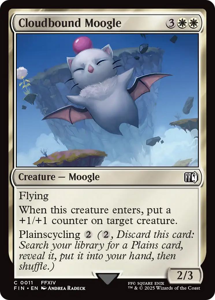 Cloudbound Moogle [FINAL FANTASY] | The CG Realm