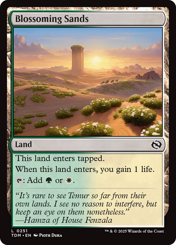 Blossoming Sands [Tarkir: Dragonstorm] | The CG Realm
