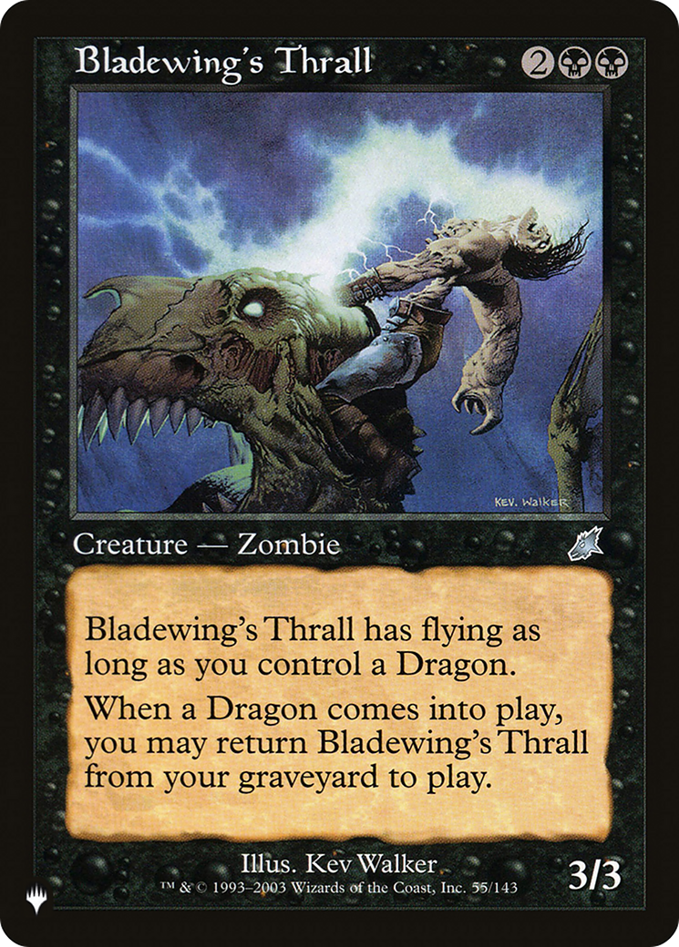 Bladewing's Thrall [The List] | The CG Realm