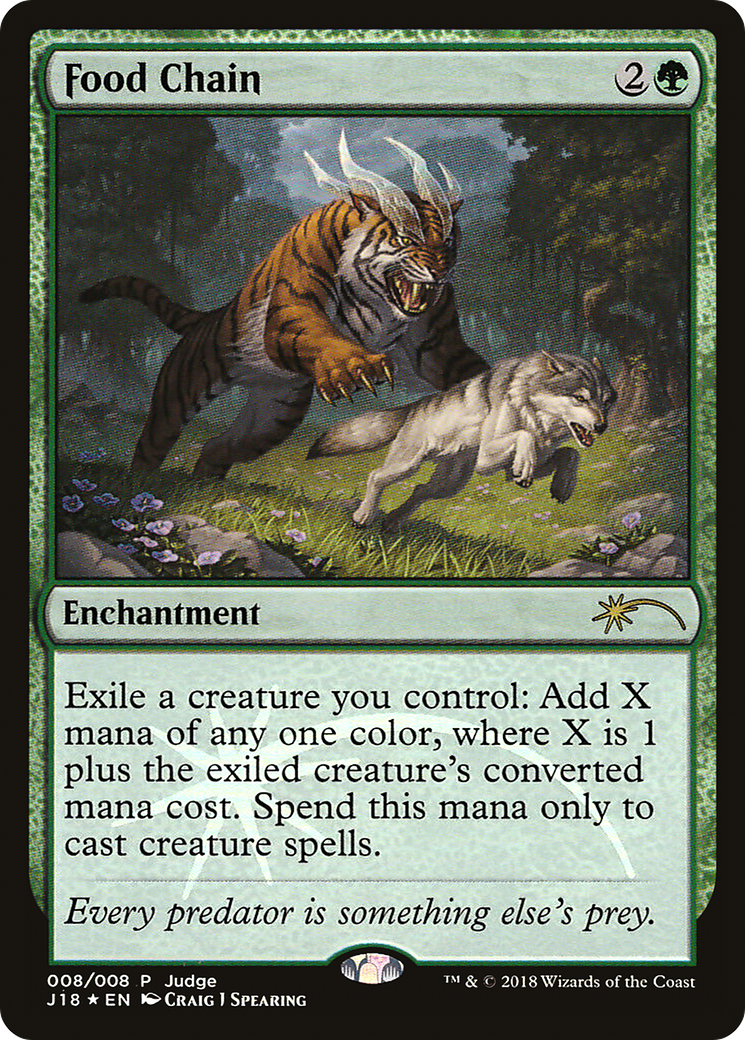 Food Chain (JDG-008) - Judge Gift Cards 2018 Foil
