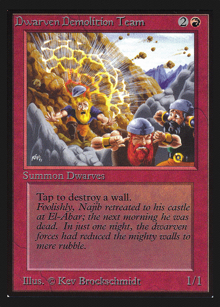 Dwarven Demolition Team (CE) (CED-) - Collectors' Edition