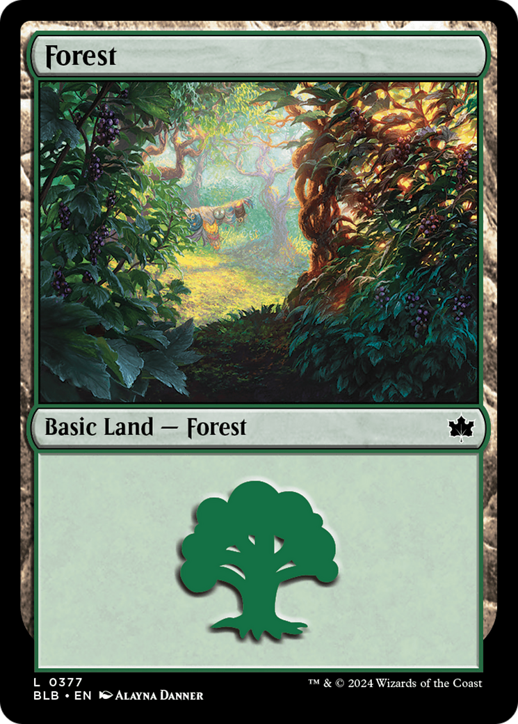 Forest (0377) [Bloomburrow] | The CG Realm