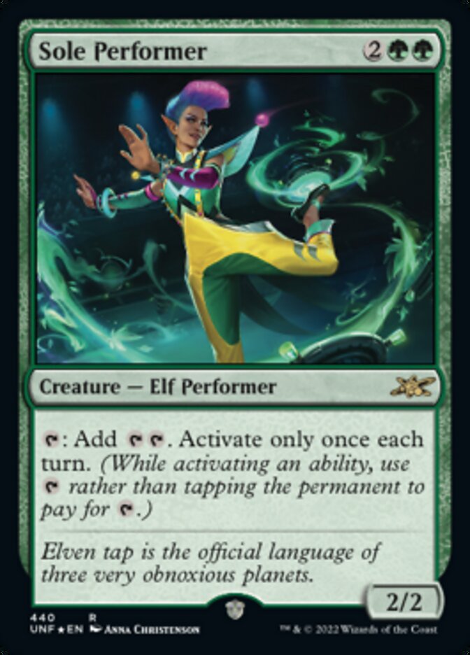 Sole Performer (Galaxy Foil) [Unfinity] | The CG Realm
